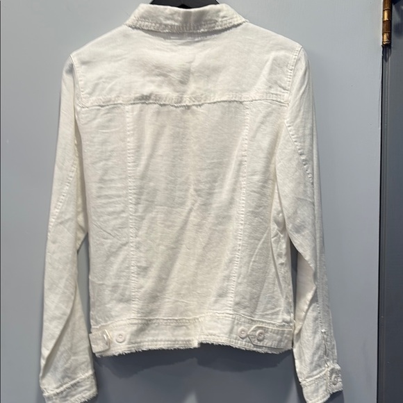 New Nicole Miller White Linen Jacket - Picture 4 of 8